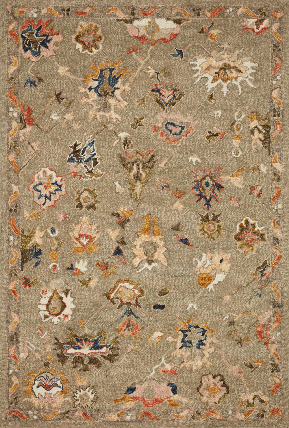 Loloi - Area Rug - Padma Grey/Multi Rug - Union Lighting Luminaires Décor