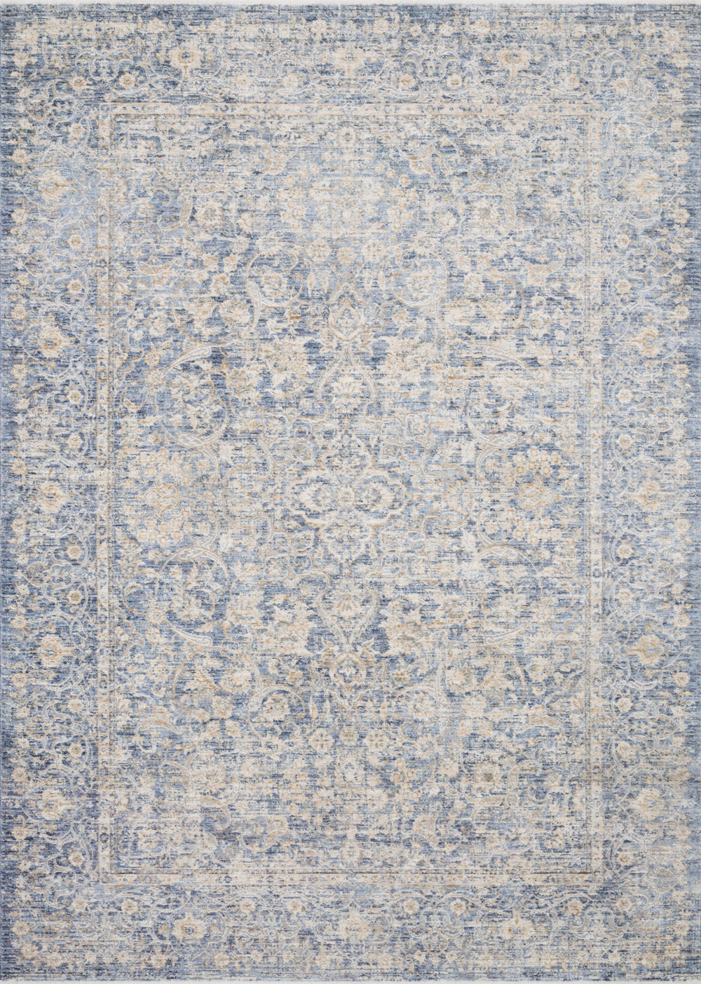 Loloi - Area Rug - Pandora Blue/Gold Rug - Union Lighting Luminaires Décor