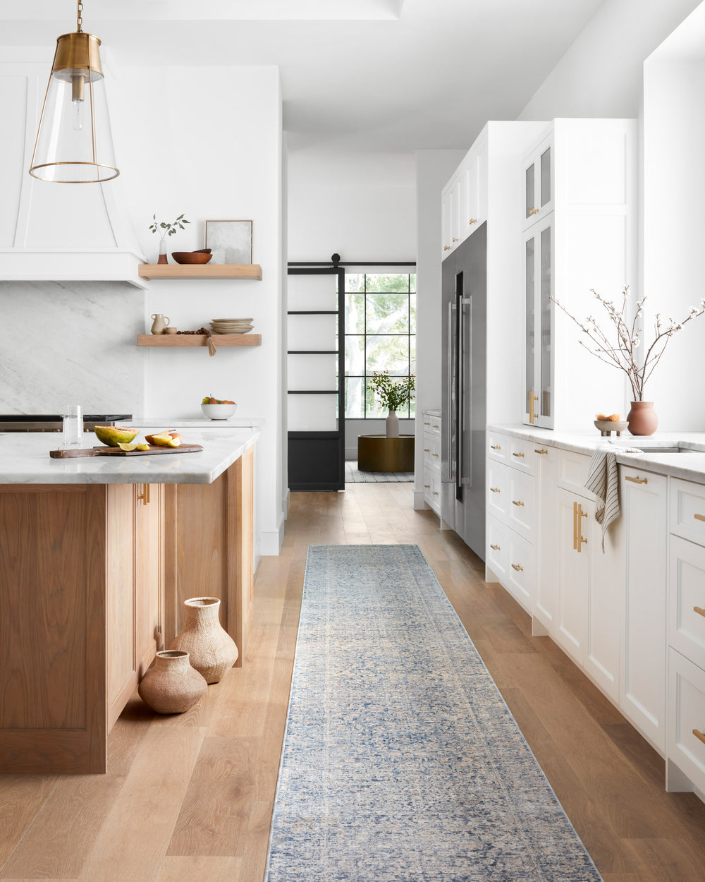 PAN-01 Pandora Blue/Gold Rug