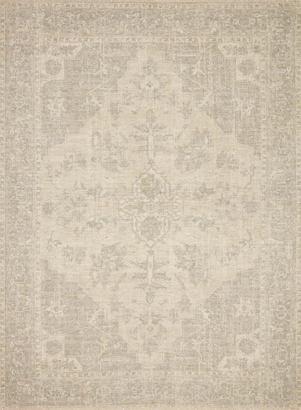 Loloi - Area Rug - Priya Ivory/Grey Rug - Union Lighting Luminaires Décor