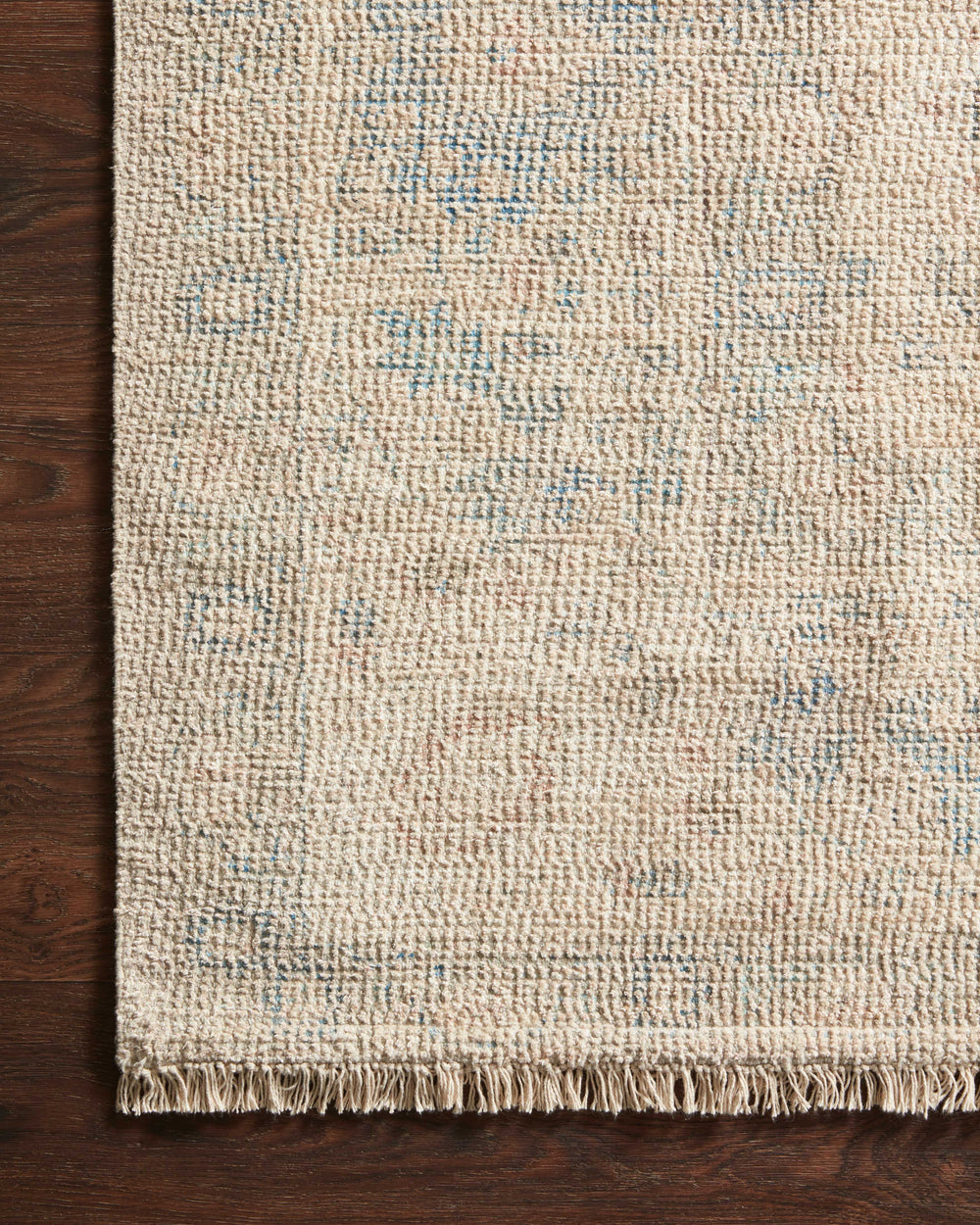 PRY-05 Priya Natural/Blue Rug