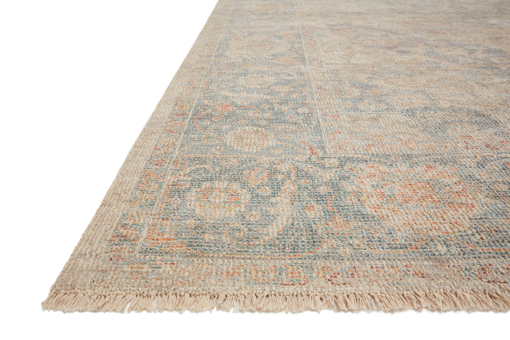 Priya Bone / Bluestone Rug (PRY-08)