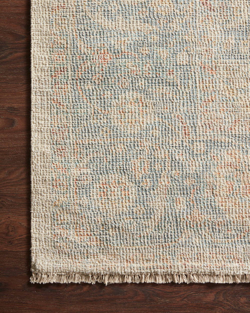 Priya Bone / Bluestone Rug (PRY-08)