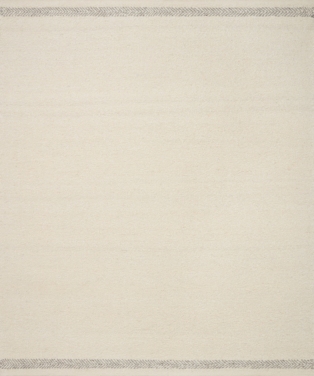 Loloi - Area Rug - Reyla Ivory/Silver Rug - Union Lighting Luminaires Décor