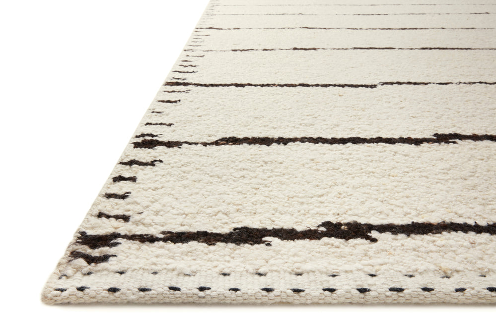ROM-05 Roman Ivory / Black Rug