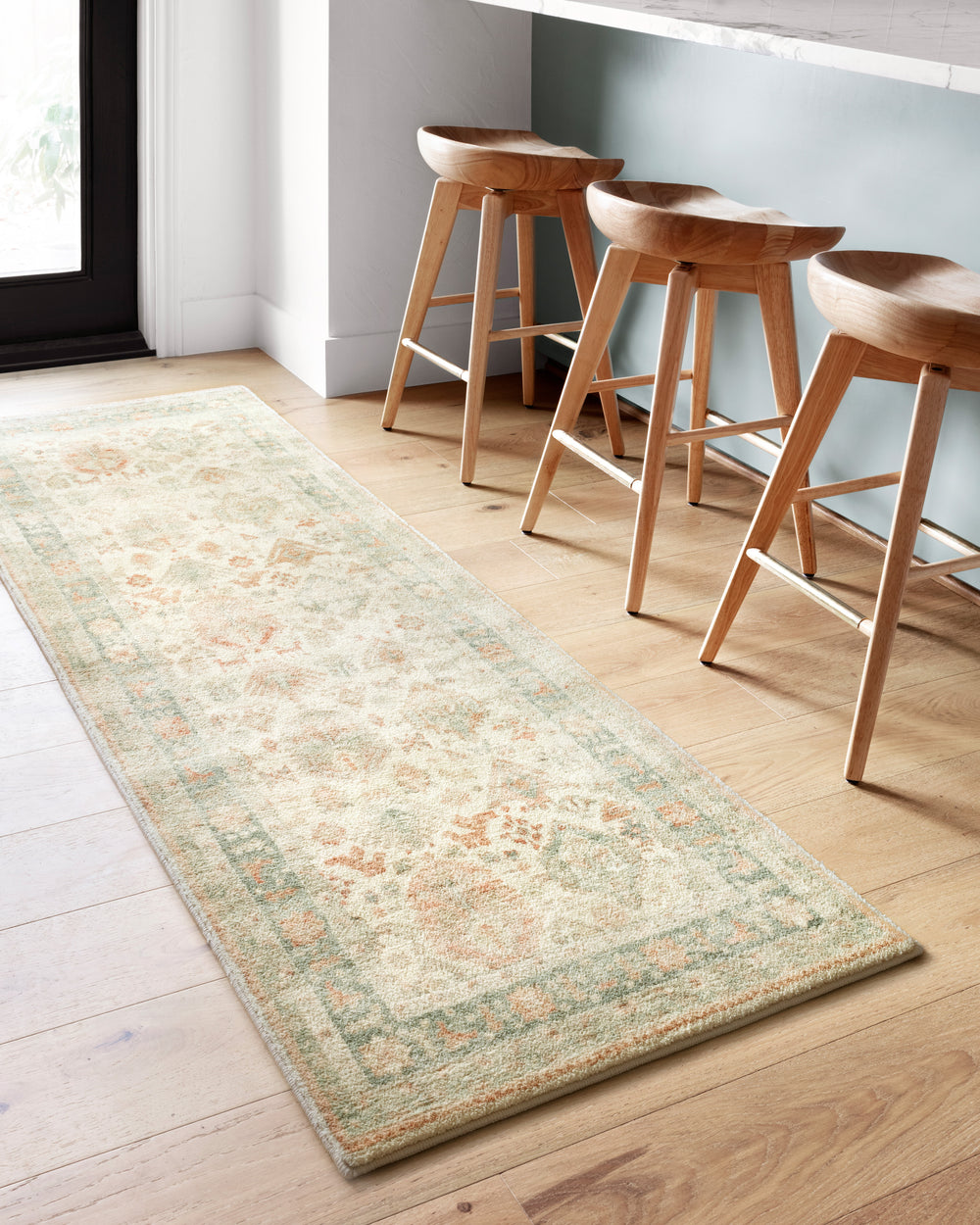 Rosette Beige / Multi Rug (ROS-01)