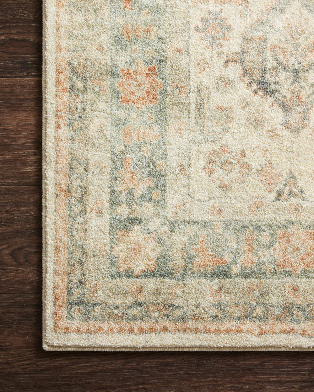 Rosette Beige / Multi Rug (ROS-01)