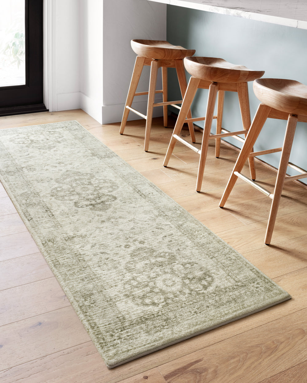 ROS-02 Rosette Ivory / Silver Rug