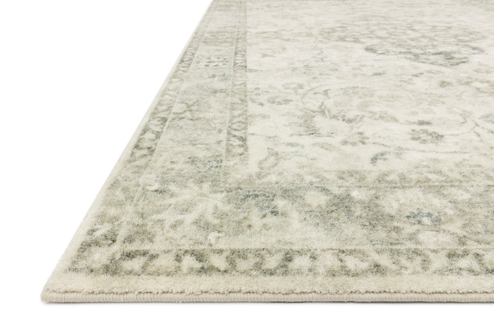 ROS-02 Rosette Ivory / Silver Rug