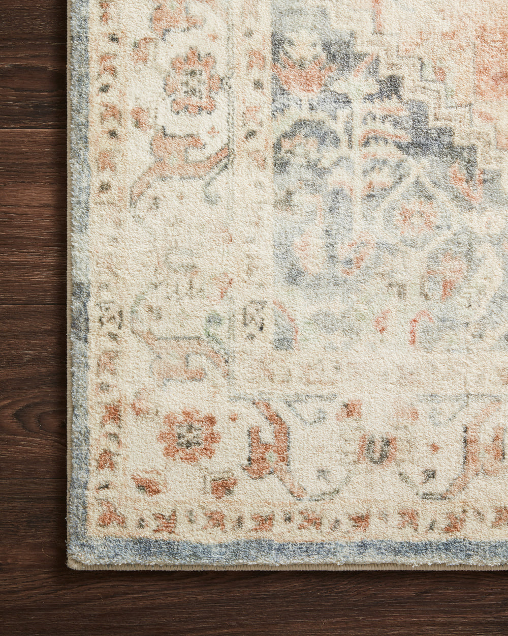 ROS-06 Rosette Clay / Ivory Rug