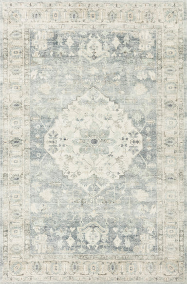 Loloi - Area Rug - Rosette Denim/Fog Rug - Union Lighting Luminaires Décor