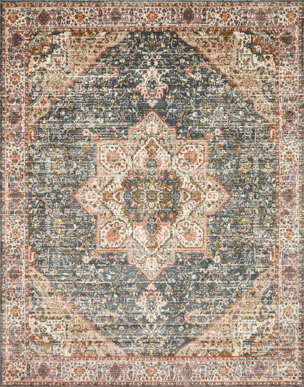 Loloi - Area Rug - Saban Blue/Multi Rug - Union Lighting Luminaires Décor