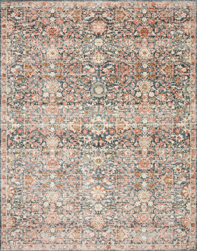 Loloi - Area Rug - Saban Navy/Rust Rug - Union Lighting Luminaires Décor