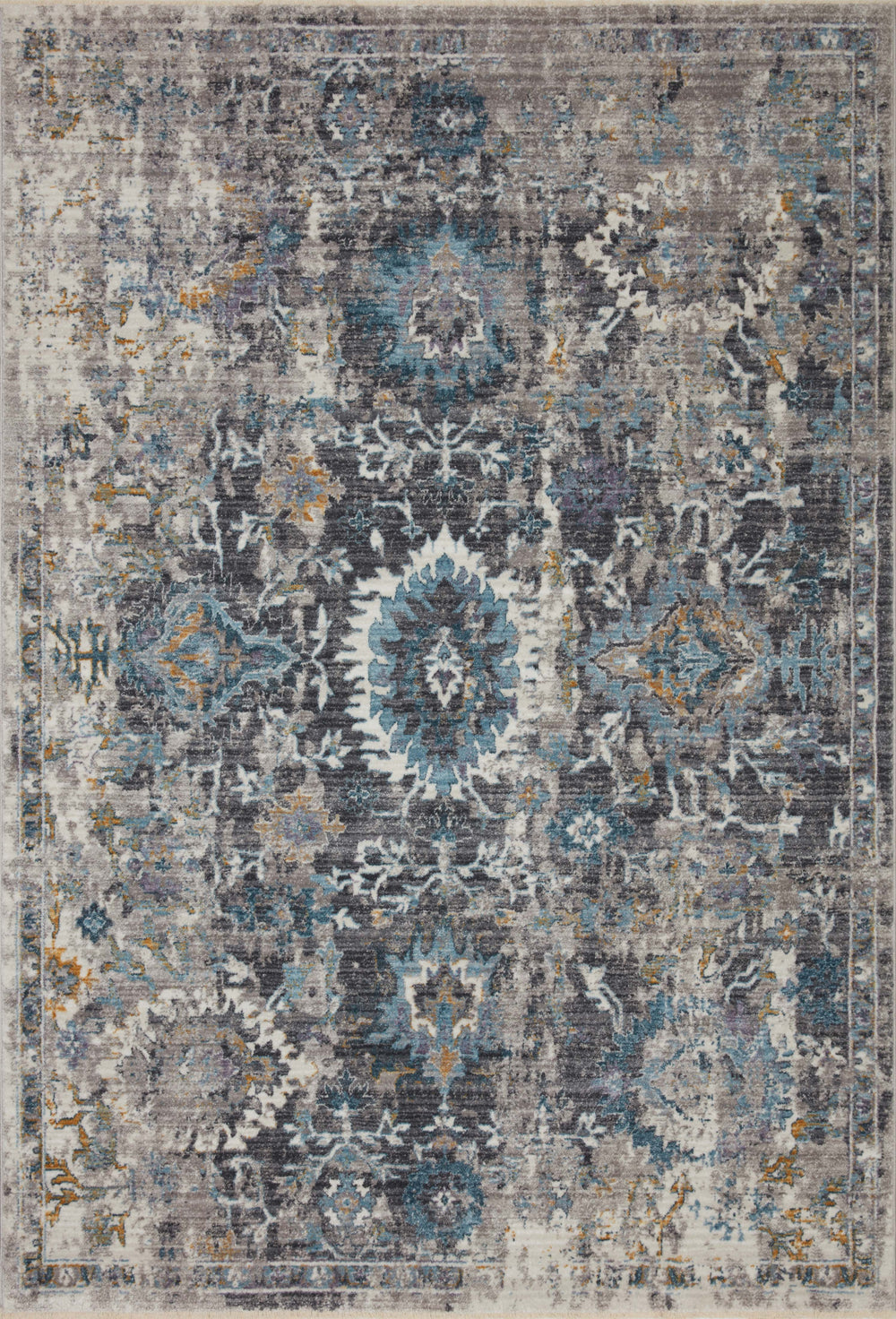 Loloi - Area Rug - Samra Grey/Multi Rug - Union Lighting Luminaires Décor