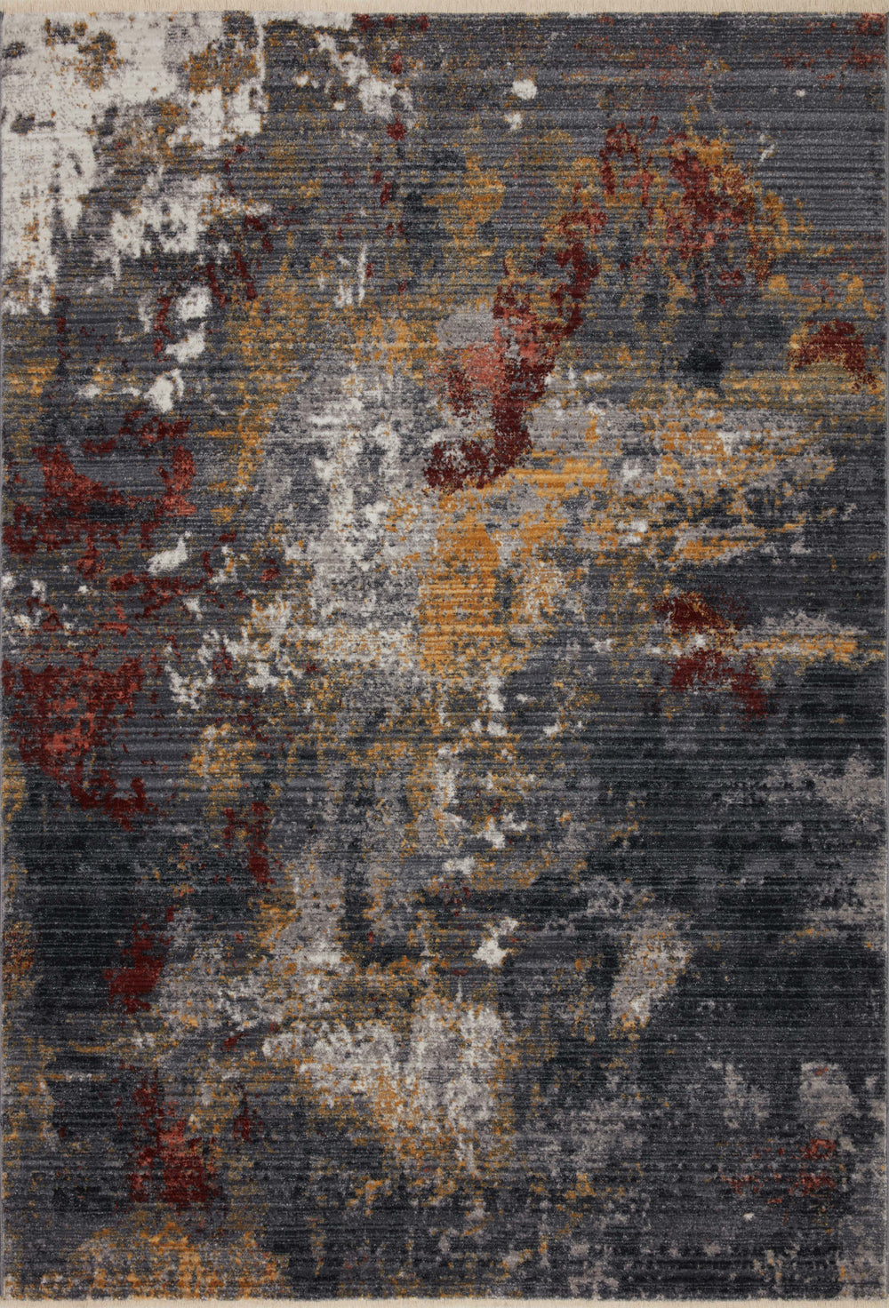 Loloi - Area Rug - Samra Dk.Grey/Spice Rug - Union Lighting Luminaires Décor