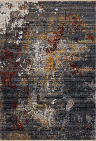 Loloi - Area Rug - Samra Dk.Grey/Spice Rug - Union Lighting Luminaires Décor