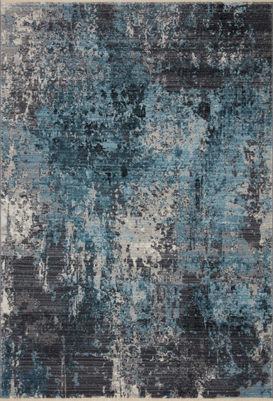 Loloi - Area Rug - Samra Charcoal/Sky Rug - Union Lighting Luminaires Décor