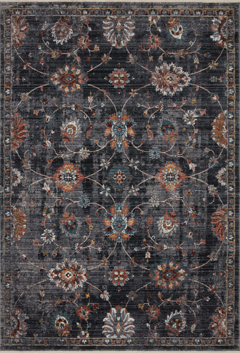Loloi - Area Rug - Samra Charcoal/Multi Rug - Union Lighting Luminaires Décor