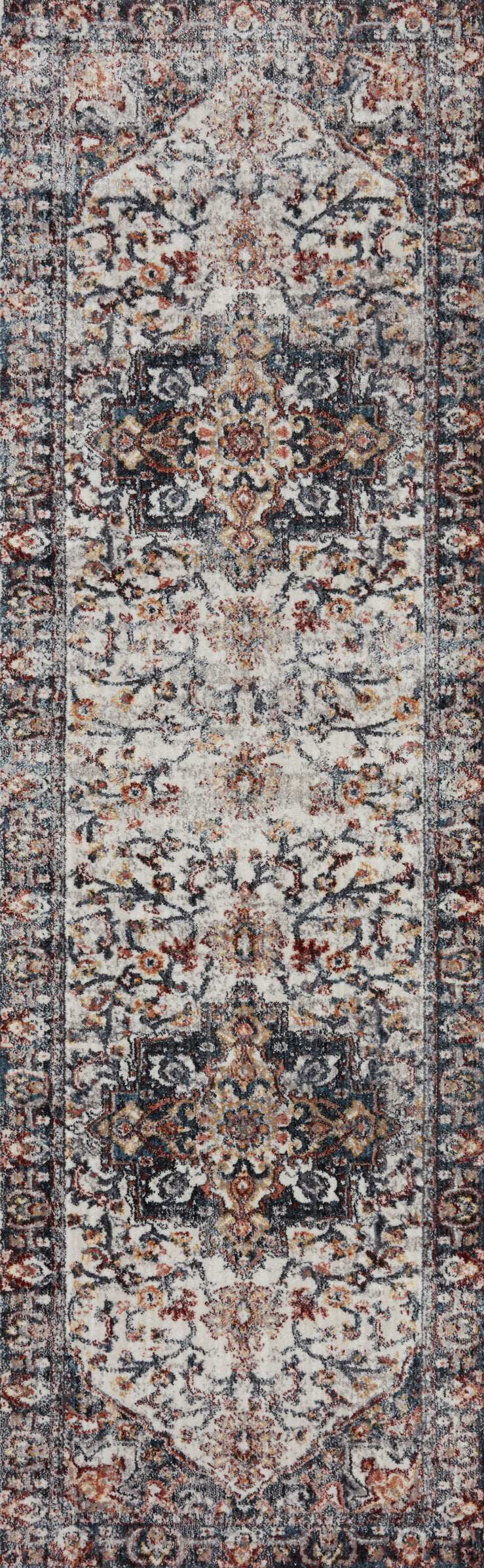 SAM-09 Samra Ivory/Denim Rug