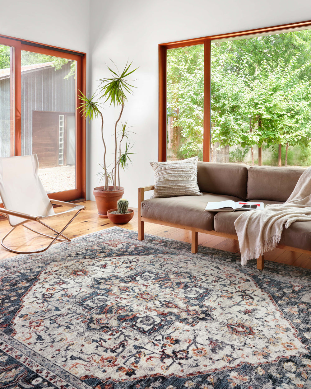 SAM-09 Samra Ivory/Denim Rug