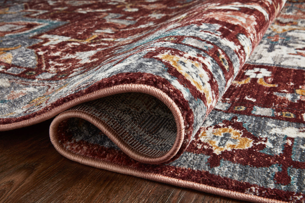 Samra Brick / Grey Rug (SAM-10)