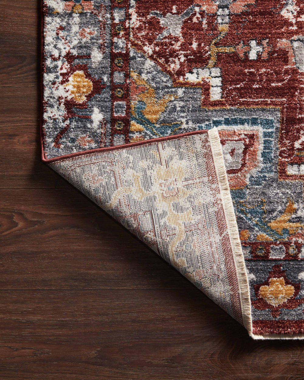 Samra Brick / Grey Rug (SAM-10)