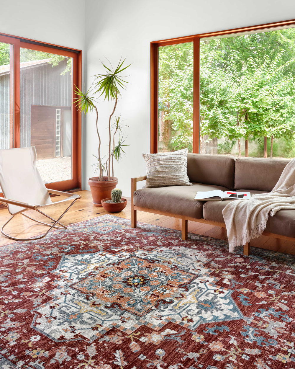 Samra Brick / Grey Rug (SAM-10)
