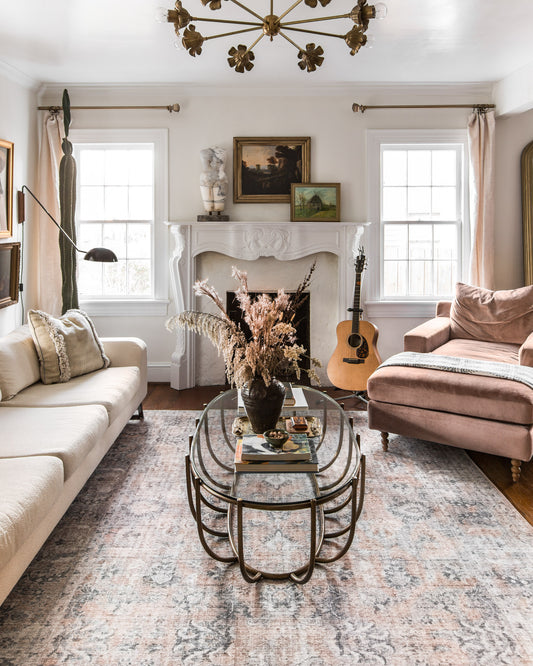 SKY-01 Skye Blush/Grey Rug