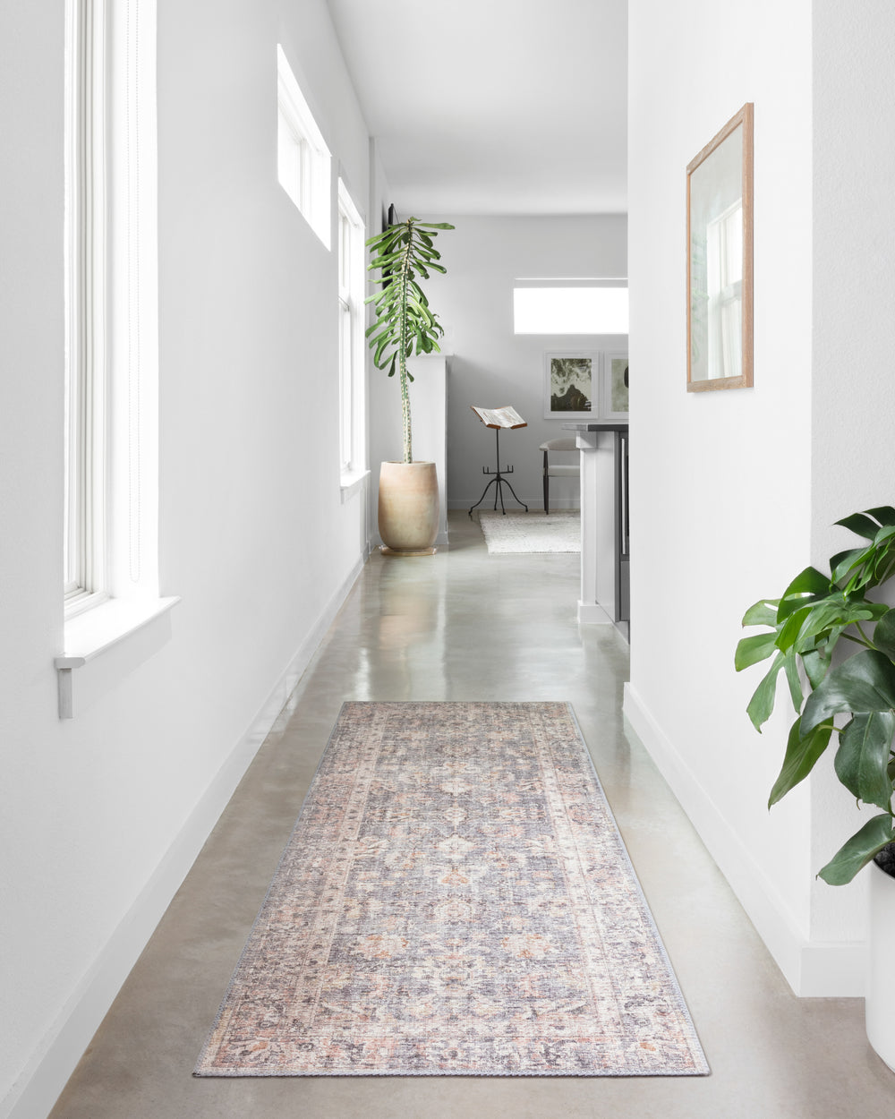 Sky-01 Skye Grey / Abricot tapis