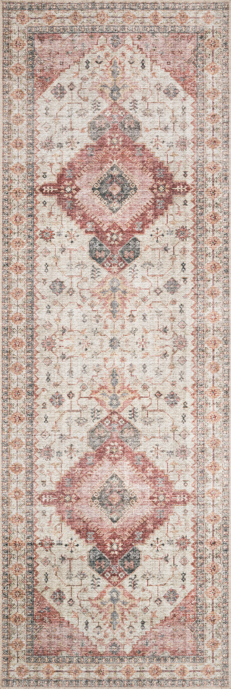 Sky-02 Skye Ivory / Berry Rug