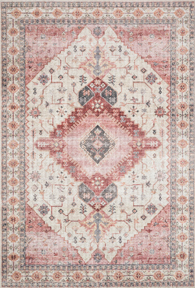 Loloi - Area Rug - Skye Ivory/Berry Rug - Union Lighting Luminaires Décor