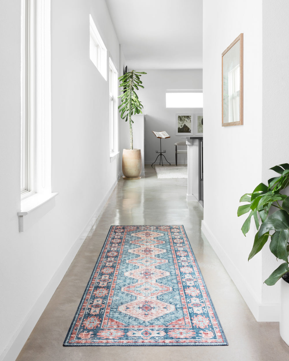 SKY-03 Skye Turquoise/Terracotta Rug