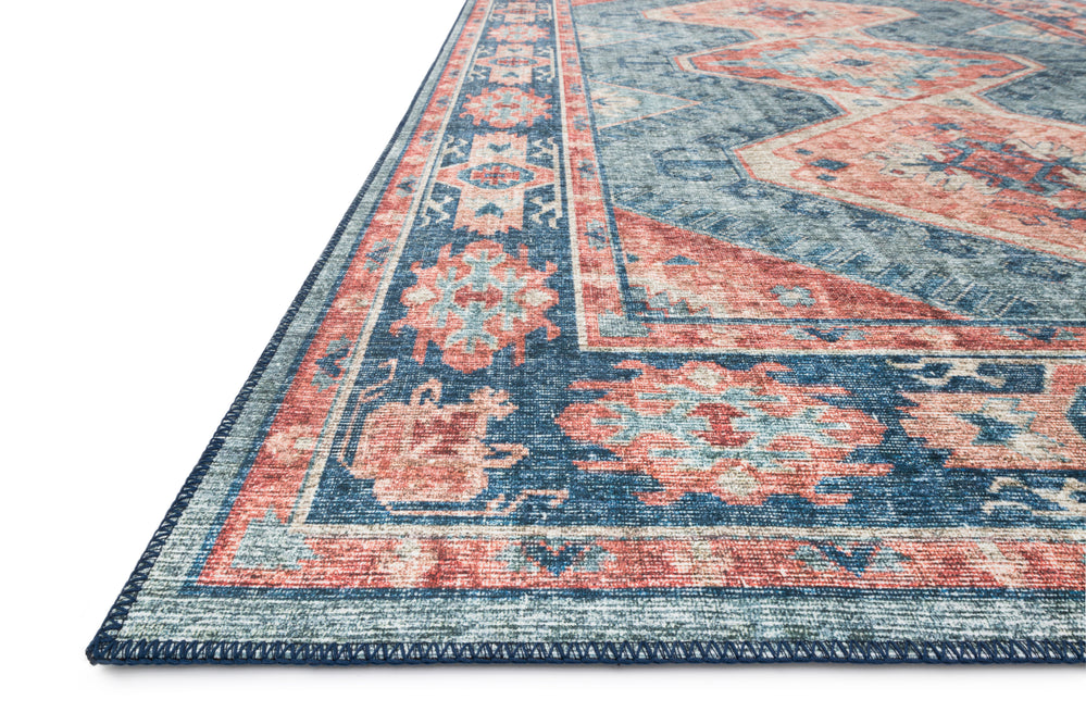 SKY-03 Skye Turquoise/Terracotta Rug