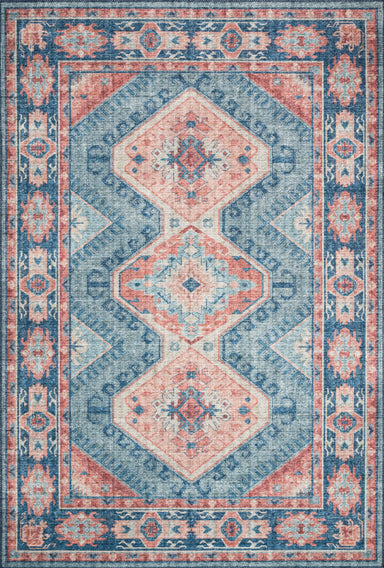 Loloi - Area Rug - Skye Turquoise/Terracotta Rug - Union Lighting Luminaires Décor