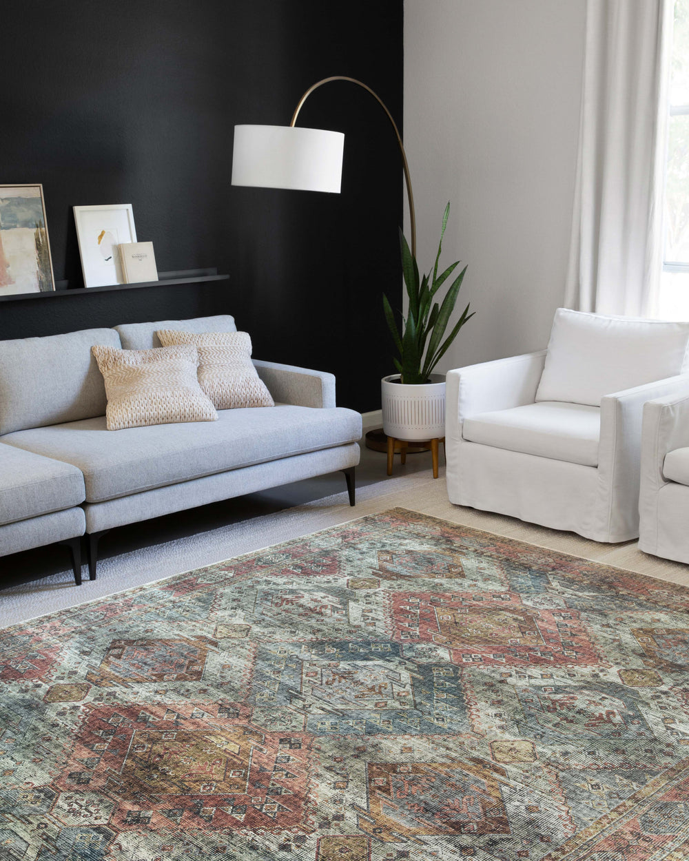 Skye Apricot / Mist Rug (SKY-06)