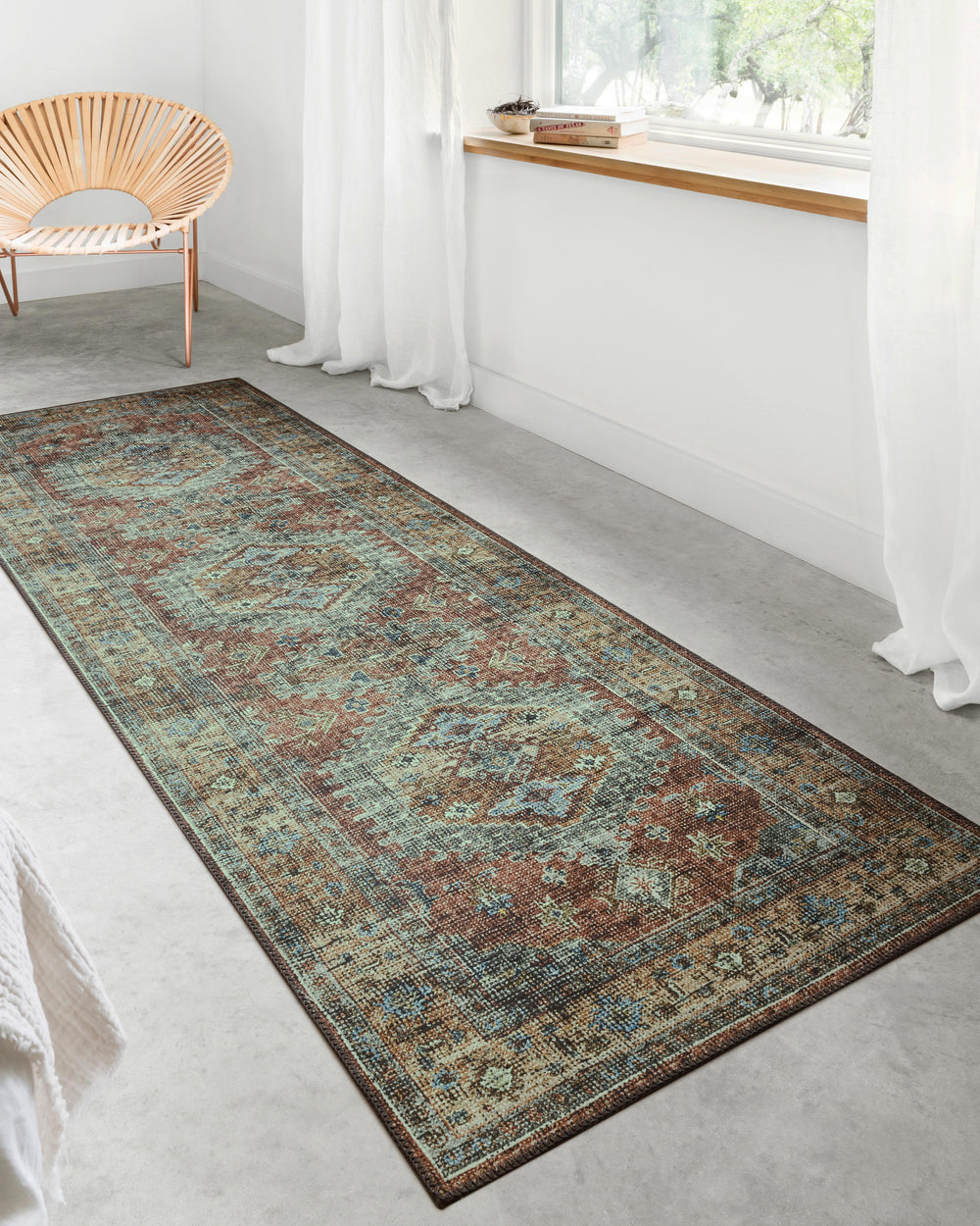 SKY-07 Skye Terracotta/Sky Rug