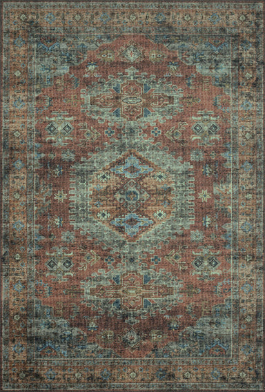 Loloi - Area Rug - Skye Terracotta/Sky Rug - Union Lighting Luminaires Décor