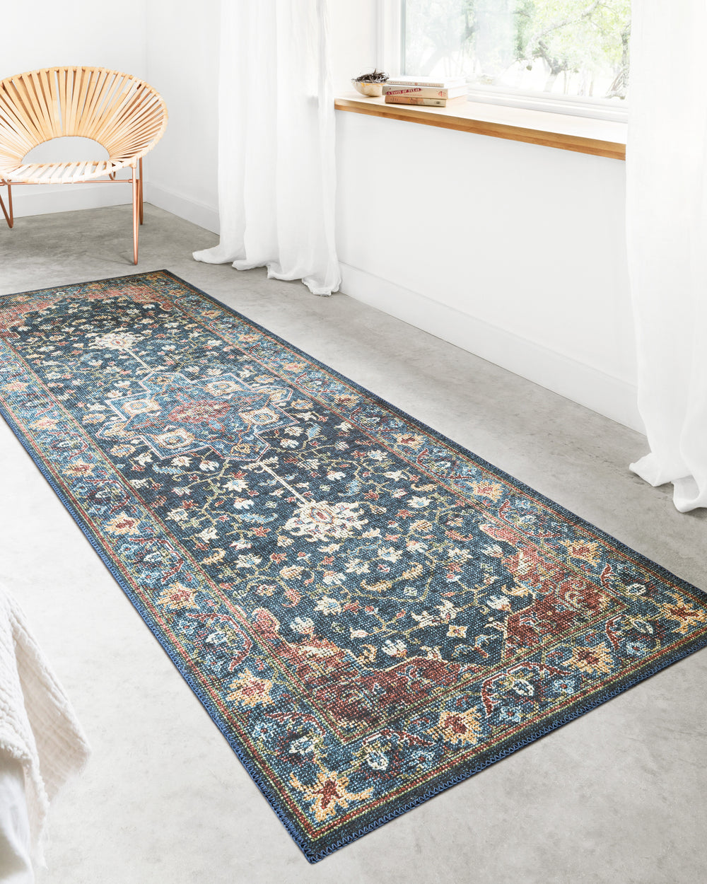 Sky-08 Skye Denim / Brick Rug