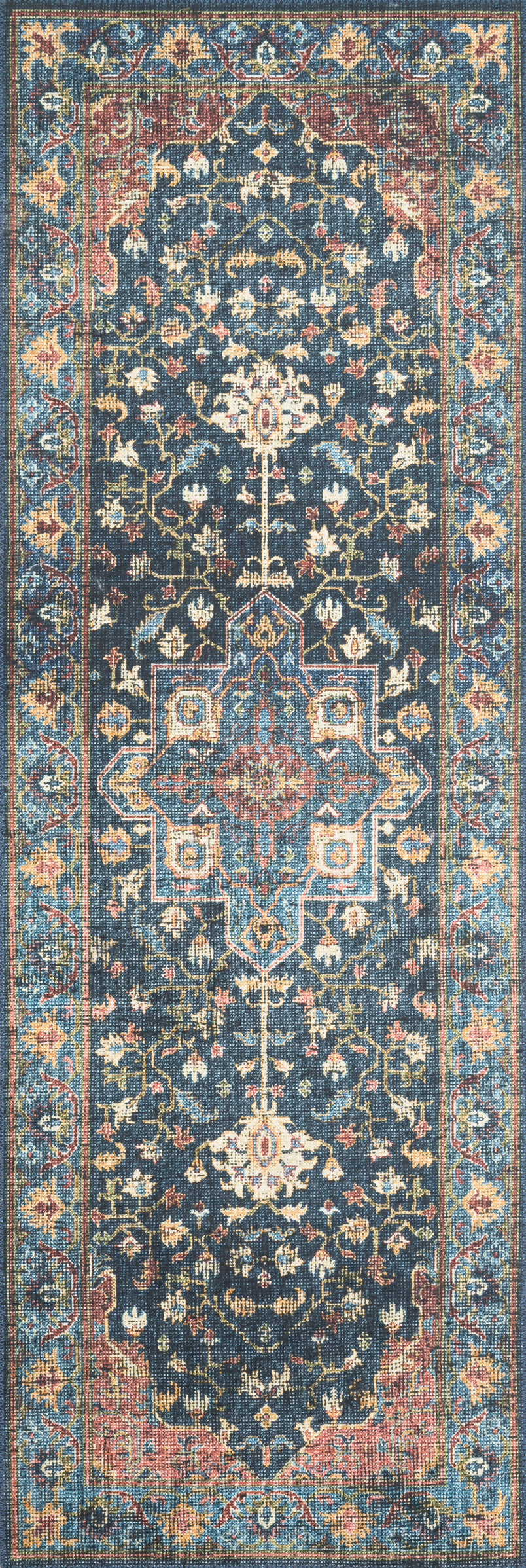 Sky-08 Skye Denim / Brick Rug