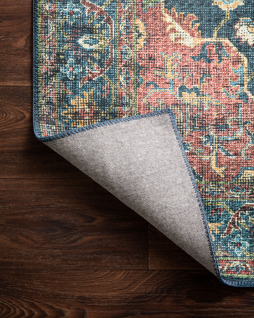 Sky-08 Skye Denim / Brick Rug