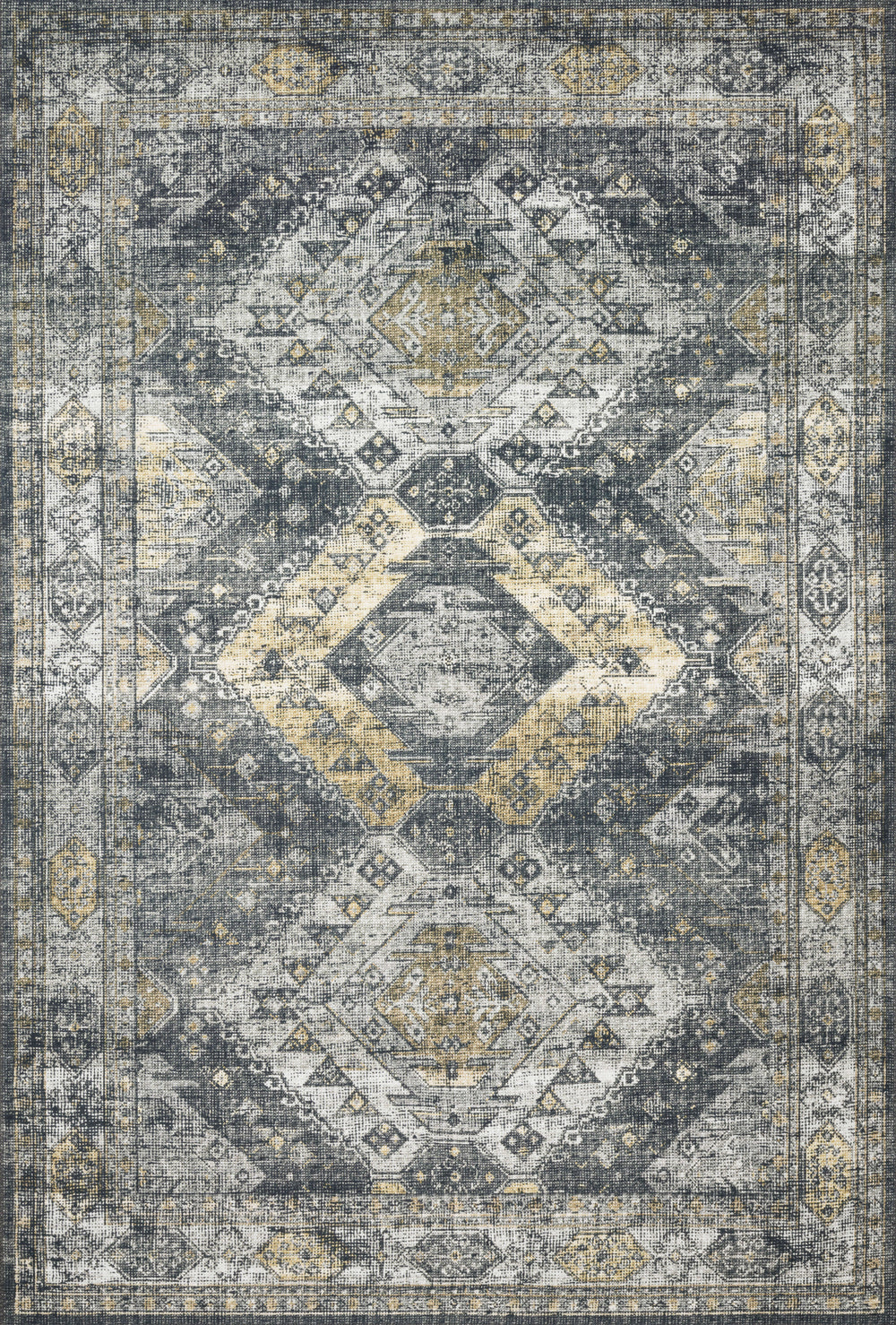 Loloi - Area Rug - Skye Graphite/Silver Rug - Union Lighting Luminaires Décor