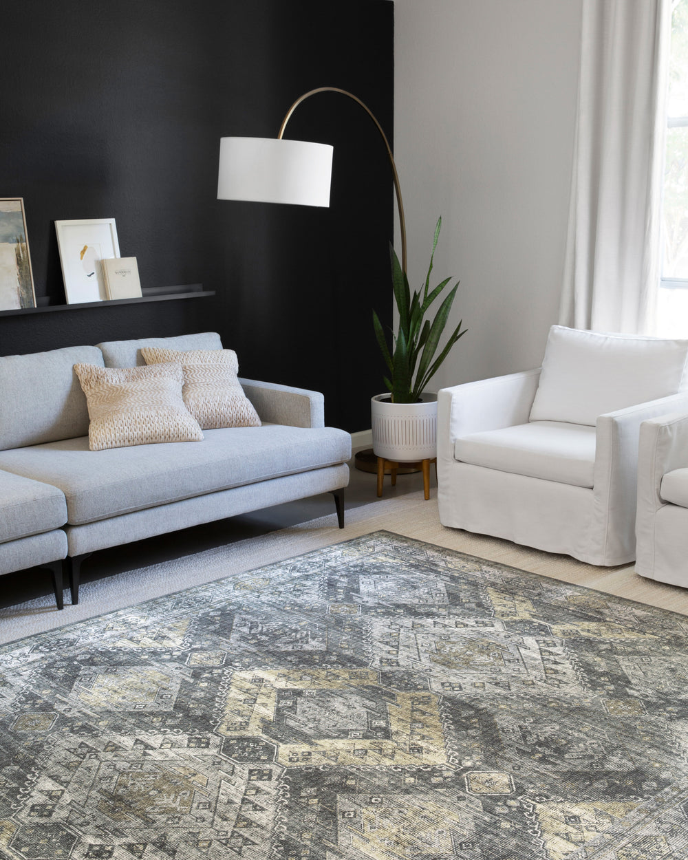 SKY-09 Skye Graphite/Silver Rug