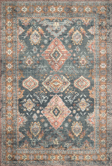 Loloi - Area Rug - Skye Sea/Rust Rug - Union Lighting Luminaires Décor