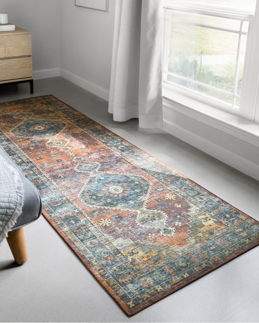 SKY-11 Skye Rust/Blue Rug