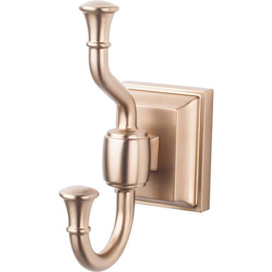 Top Knobs - Hardware - Stratton Bath Double Hook - Polished Nickel - Union Lighting Luminaires Décor