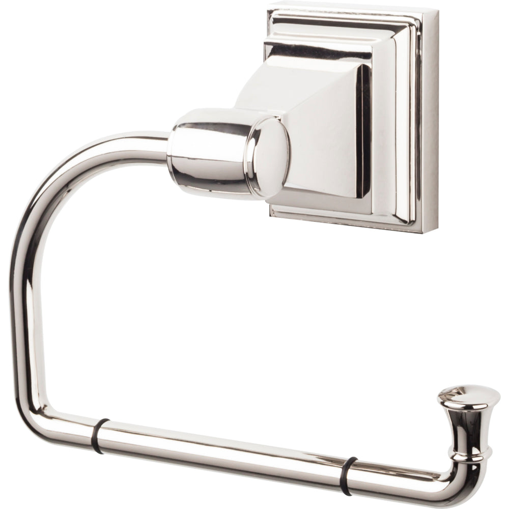 Top Knobs - Hardware - Stratton Bath Tissue Hook - Brushed Satin Nickel - Union Lighting Luminaires Décor