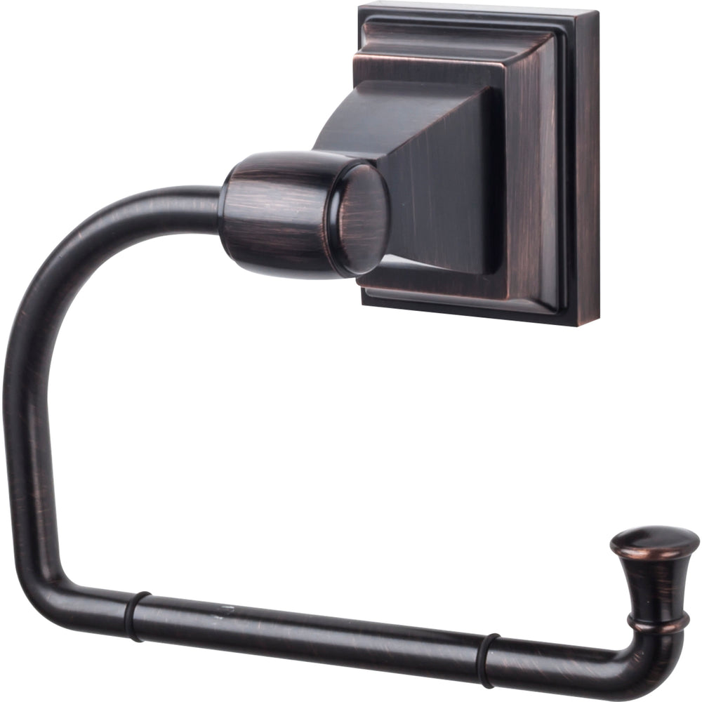 Top Knobs - Hardware - Stratton Bath Tissue Hook - Polished Chrome - Union Lighting Luminaires Décor