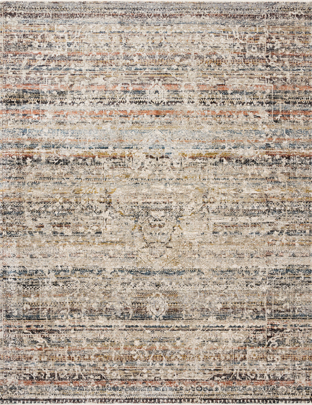 Loloi - Area Rug - Theia Taupe/Multi Rug - Union Lighting Luminaires Décor