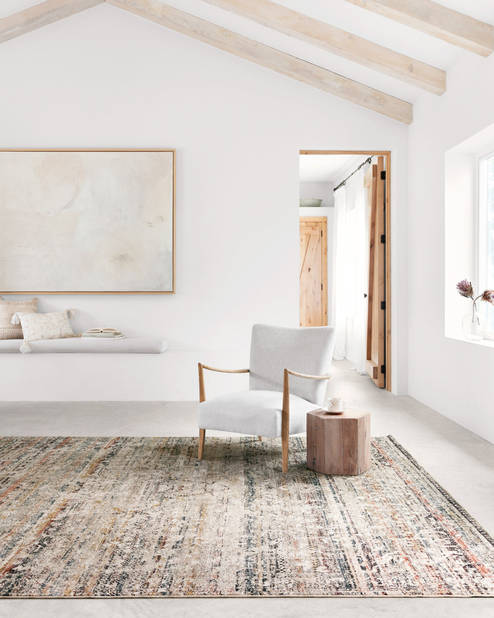 THE-03 Theia Taupe/Multi Rug