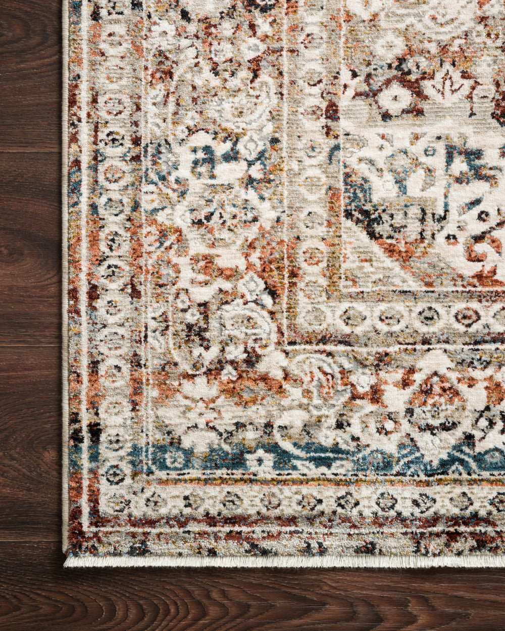 THE-05 Theia Taupe/Brick Rug